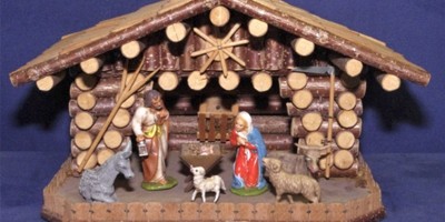 Beitragsbild Weihnachtskrippe Blockhaus