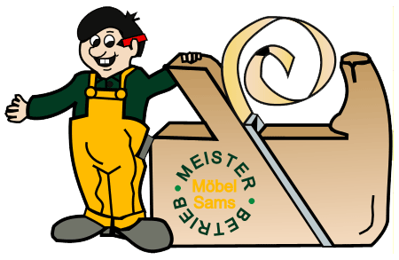 Möbel Sams Hobelmännchen Logo